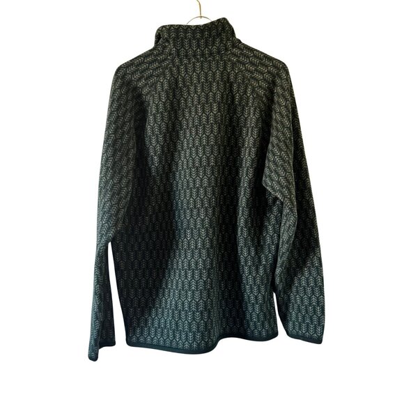 Patagonia Green Patterned Half Zip Pullover - Picture 6 of 6
